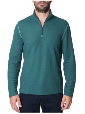 NWT - Germano Quarter Zip Pullover Robert Graham